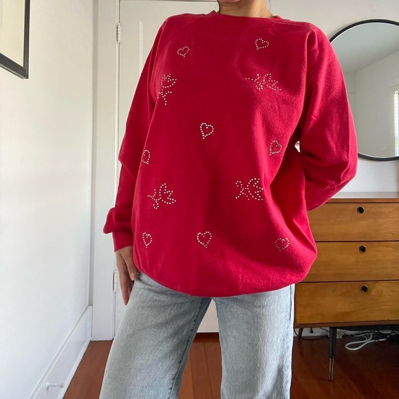 Vintage red crewneck sweater - Picture 4 of 4